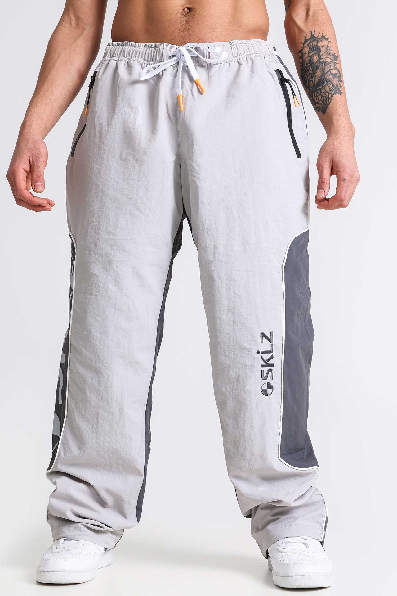 Track pants - light grey/grey