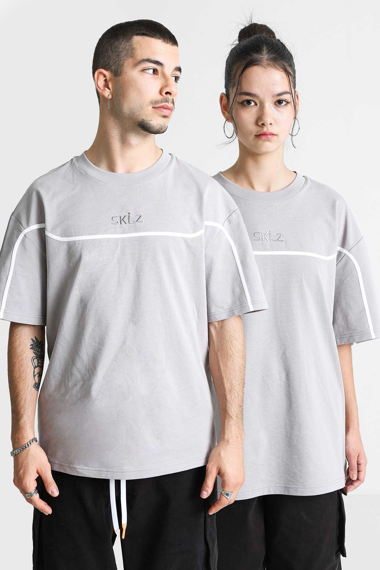 T-Shirt - gris clair